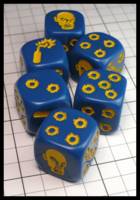 Dice : Dice - Game Dice - Zombicide Blue Yellow - JA Collection Mar 2024